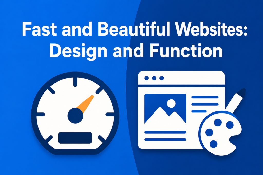 fast and beautiful websites